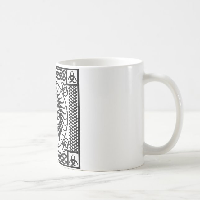 Caneca De Café Solteiro de ornamento Celta (Direita)