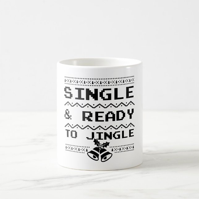 Caneca De Café Solteiro E Pronto Para Jingle (Criador carregado)
