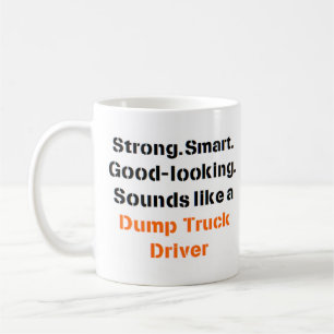 Caneca De Café som do motorista do caminhão de lixo Mug