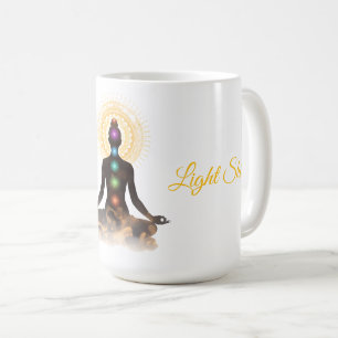 Caneca De Café Sombra do Chakra – Deixe Sua Luz Brilhar