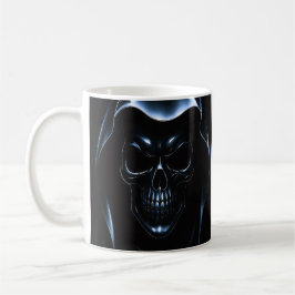 Caneca De Café Sombra do crânio