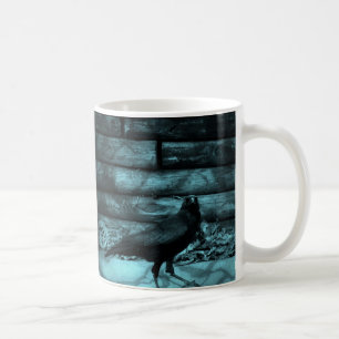 Caneca De Café Sombras de Corvos Azuis