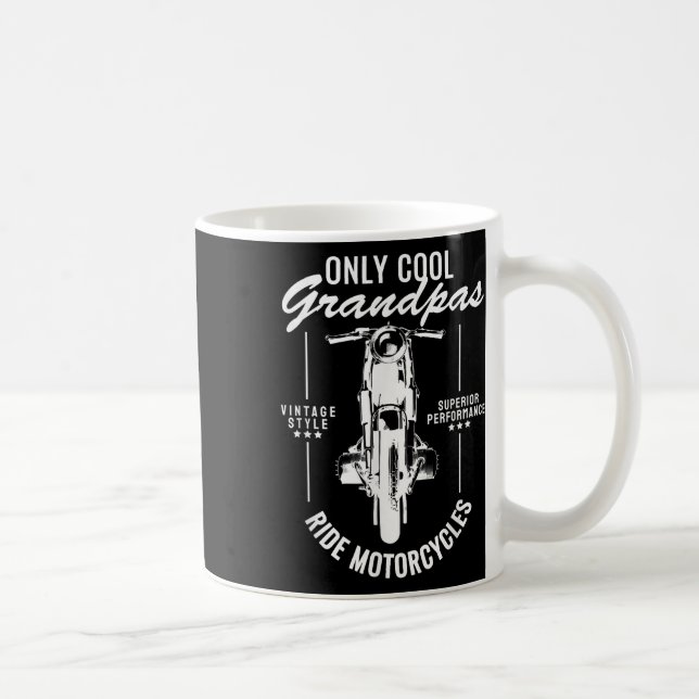 Caneca De Café Somente Avôs Legais Andam de Motocicletas Camisa d (Direita)
