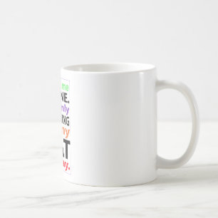 Caneca De Café Somente falando a meu gato hoje #2