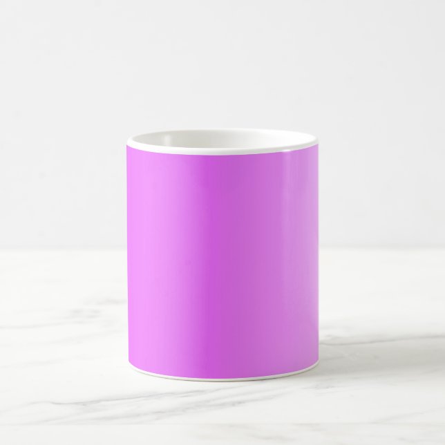 Caneca De Café SOMENTE inclinações da COR - rosa do néon (Centro)