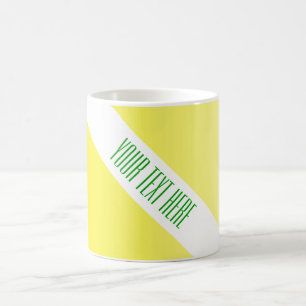 Caneca De Café SOMENTE limão dos inclinações da COR - amarelo 