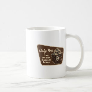 Caneca De Café Somente Você Pode Resistir A Mentiras Fascistas _C