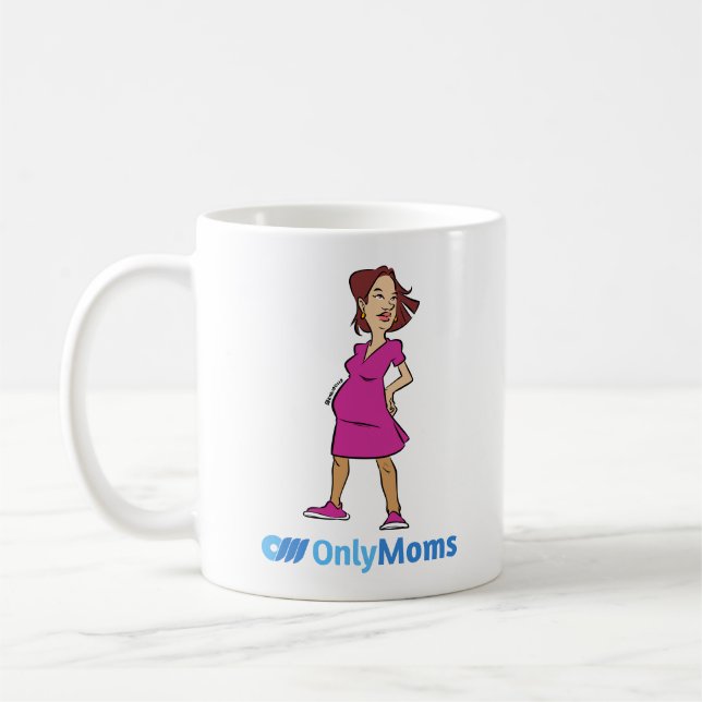 Caneca De Café SomenteMOMS (Esquerda)
