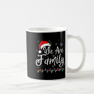 Caneca De Café Somos Família 2025 Natal Pijama Divertido Combinan