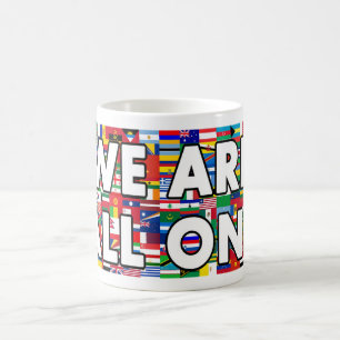 Caneca De Café Somos Todos Um