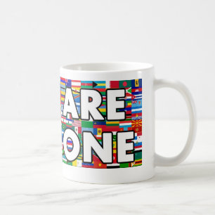 Caneca De Café Somos Todos Um 017