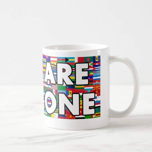 Caneca De Café Somos Todos Um 017 (Direita)