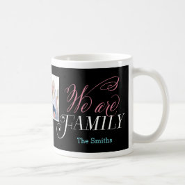 Caneca De Café Somos um grupo de fotos personalizado da família
