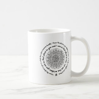 Caneca De Café Somos Um Namaste Feliz Zen Yoga Meditação Manda