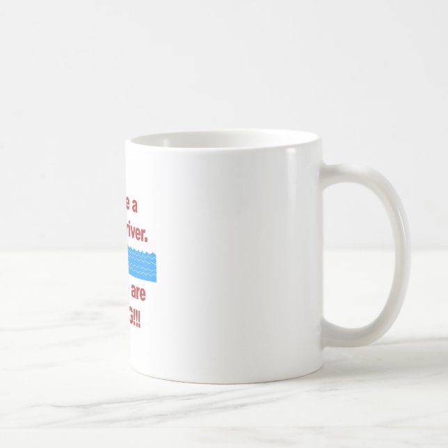 Caneca De Café Somos um poderoso rio e somos Ascensões (Direita)