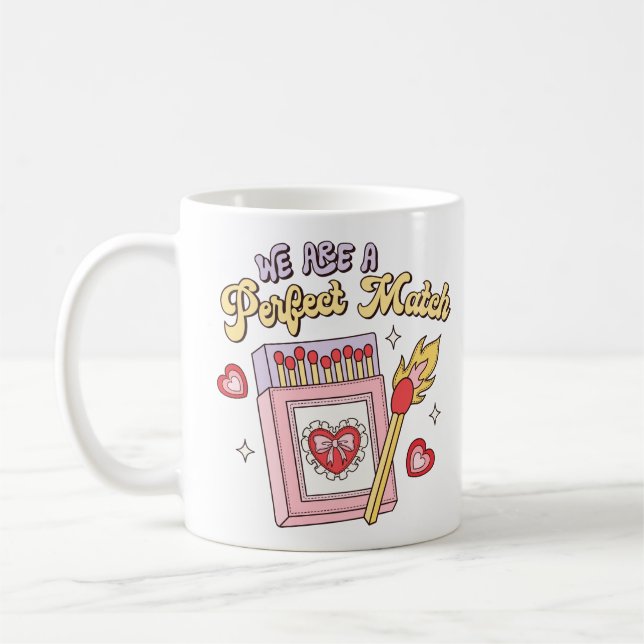 Caneca De Café Somos Uma Correspondência Perfeita (Esquerda)