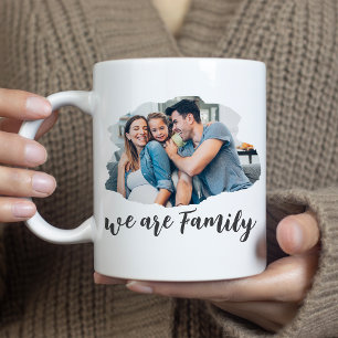 Caneca De Café Somos Uma Foto Simples Da Família