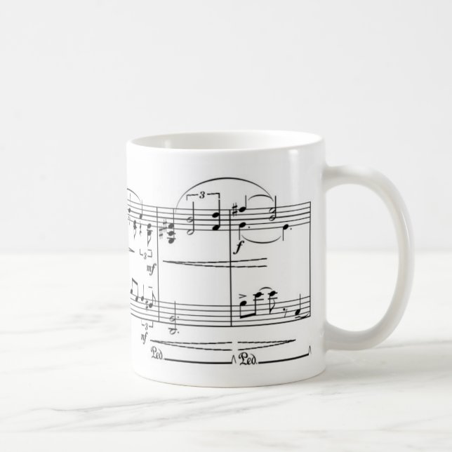 Caneca De Café Sonata algo (Direita)
