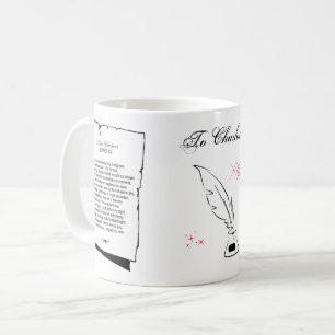 Caneca De Café Soneto 15 de Shakespeare