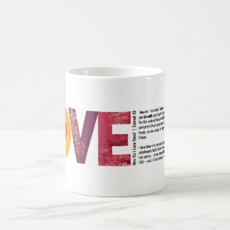 Caneca De Café Soneto 43 Personalizável de Dia dos Namorados Vint