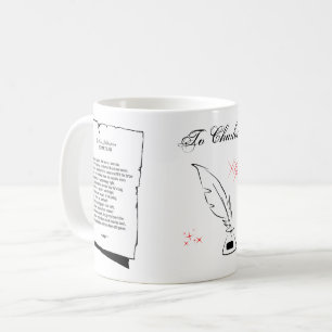 Caneca De Café Soneto 63 de Shakespeare