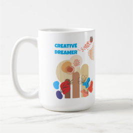 Caneca De Café Sonhador Criativo Minimalista Artigo555