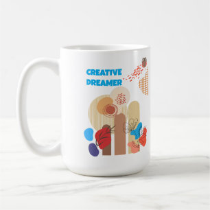 Caneca De Café Sonhador Criativo Minimalista Artigo555