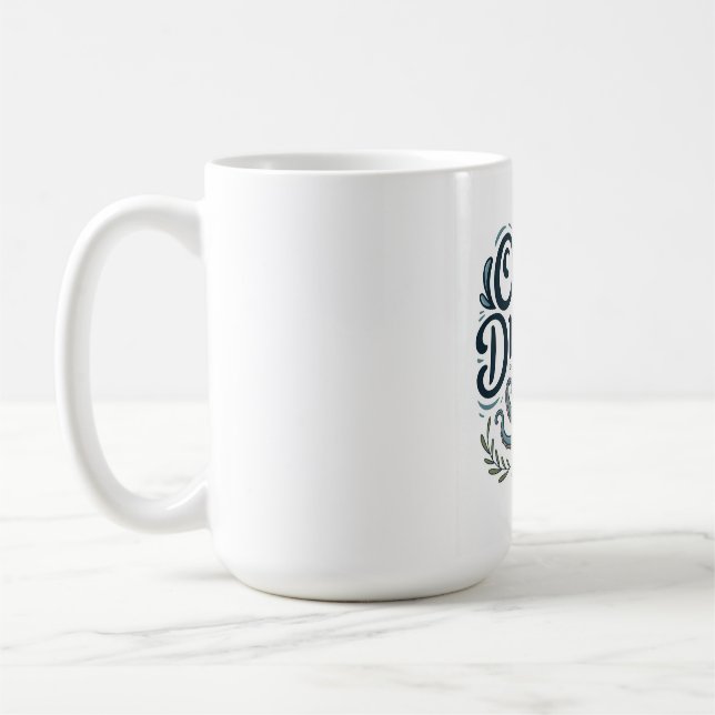 Caneca De Café Sonhador do Oceano Pequeno Polvo Fofo com Elemento (Esquerda)