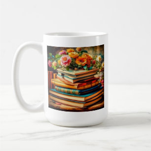 Caneca De Café Sonhe em Palavras   Amante de Livros 