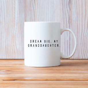 Caneca De Café Sonhe Grande Minha neta
