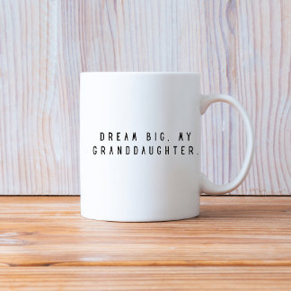 Caneca De Café Sonhe Grande Minha neta