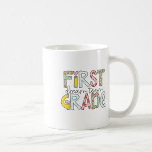 Caneca De Café Sonho da Equipe de Primeira Série Byck To School P