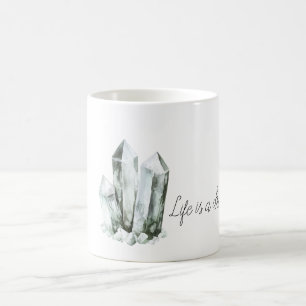 Caneca De Café Sonho de Cristais de Água de Hortelã