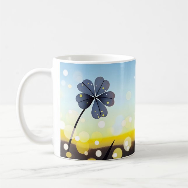 Caneca De Café Sonho de inverno na Lavanda (Esquerda)