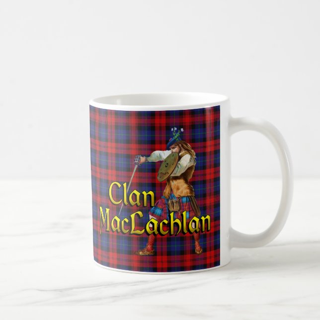 Caneca De Café Sonho do Scottish de MacLachlan do clã (Direita)