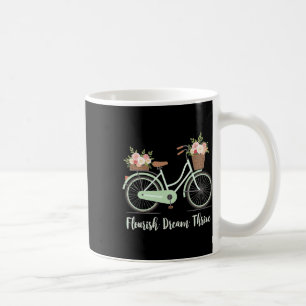 Caneca De Café Sonho Farto Bicicleta Floral Feliz 8647 Trum