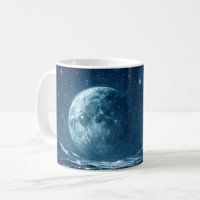 Caneca De Café Sonho no Oceano Mononlítico (Frente Esquerda)