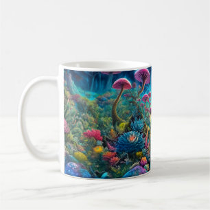 Caneca De Café Sonho Psicodélico Encantado