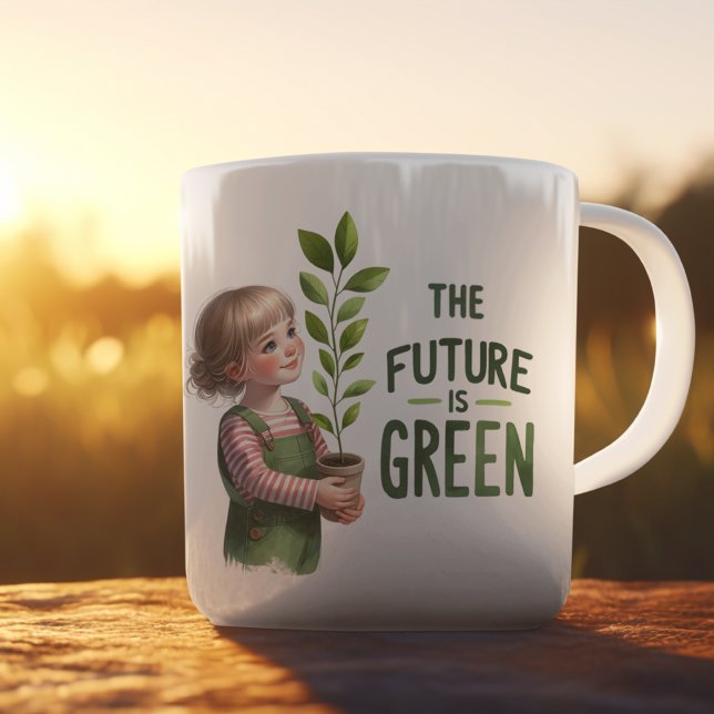 Caneca De Café Sonho Verde (The Future is GREEN)