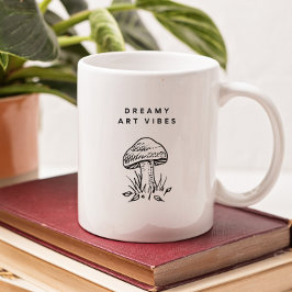 Caneca De Café Sonhos Artísticos | Criatividade Estética