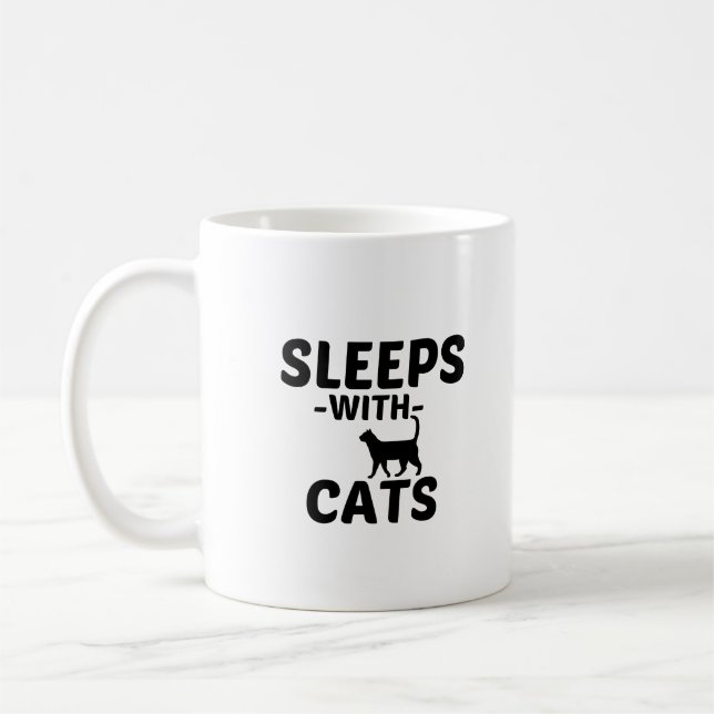 CANECA DE CAFÉ SONHOS COM GATOS (Esquerda)
