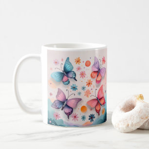 Caneca De Café Sonhos de Borboleta