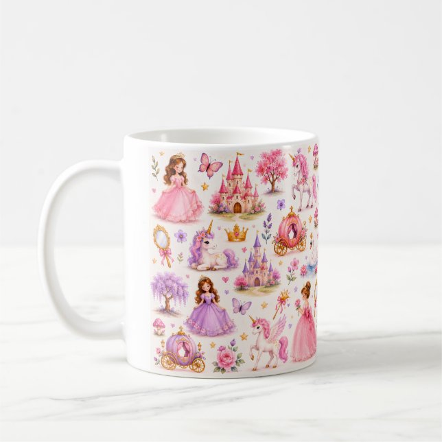 Caneca De Café Sonhos de Conto de Fadas (Esquerda)