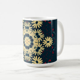 Caneca De Café Sonhos de Margarida Mandala