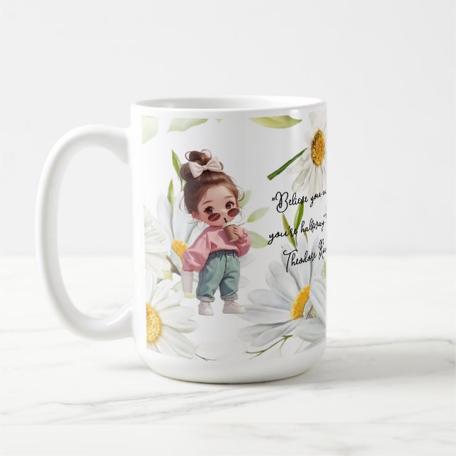 Caneca De Café Sonhos de Margarida & Sonhos de Café - Inspiração (Esquerda)