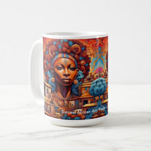 Caneca De Café Sonhos de Património: Um Futuro Vibrante Africano