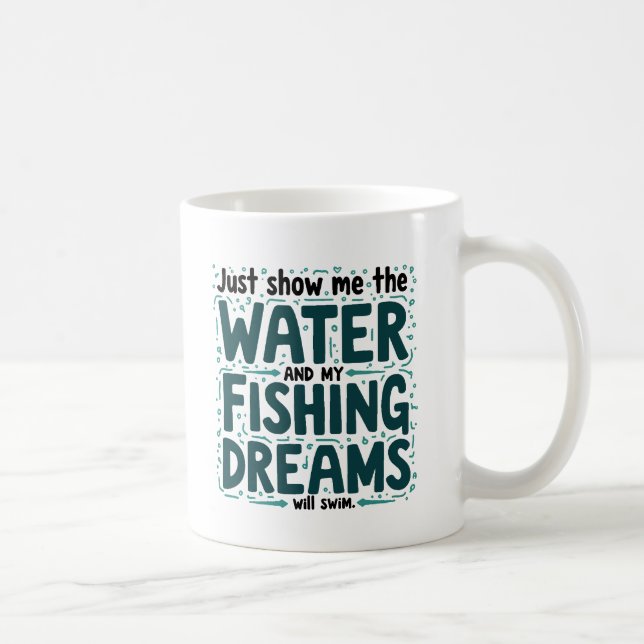 Caneca De Café Sonhos de Pesca  (Direita)