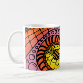 Caneca De Café Sonhos em Vermelho
