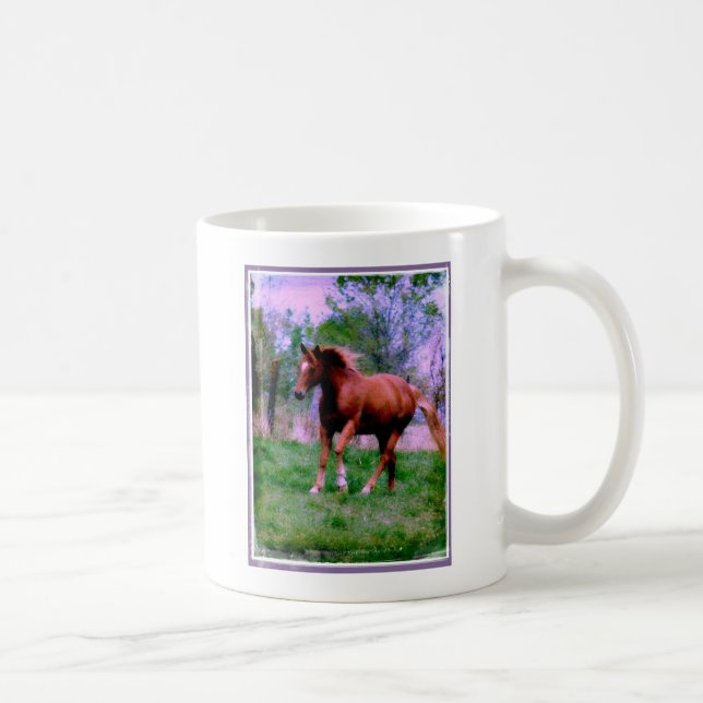 Caneca De Café Sonhos primavera, Sorrel Trotting (Direita)