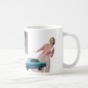 Caneca De Café Sonhos retros do dia do anos 80 das memórias